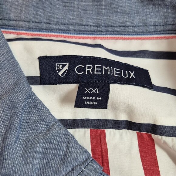 Daniel Cremieux Men's Shirt Size L Blue Label Stars & Stripes Button Up (45) - Picture 5 of 12